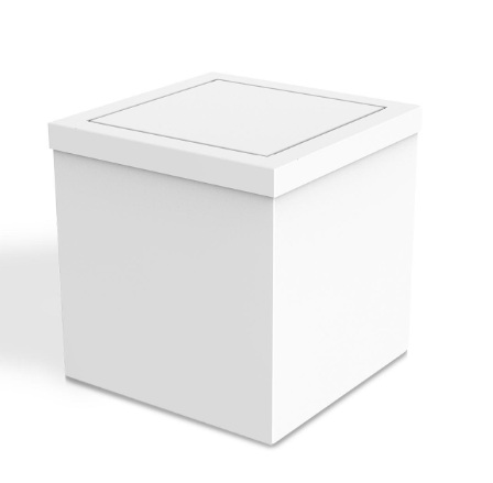 CONTRACT DW 114 prügiurn pöördkaanega, 200x200x200mm, 7L- poleeritud rst, matt must, matt valge, matt rst. Hind alates 270,80 € (km-ga)
